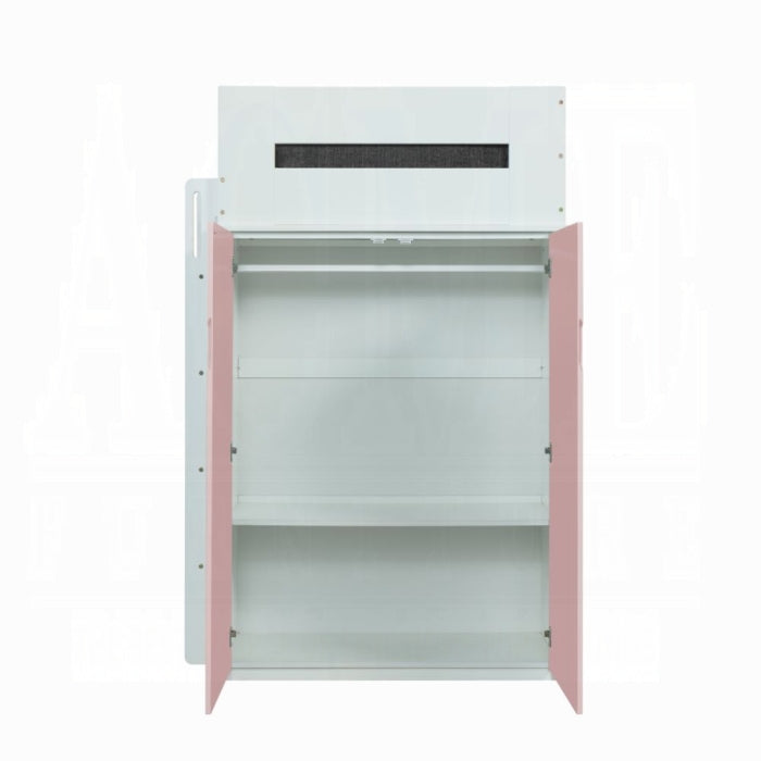 Nerice Twin Loft Bed W/Desk & Wardrobe