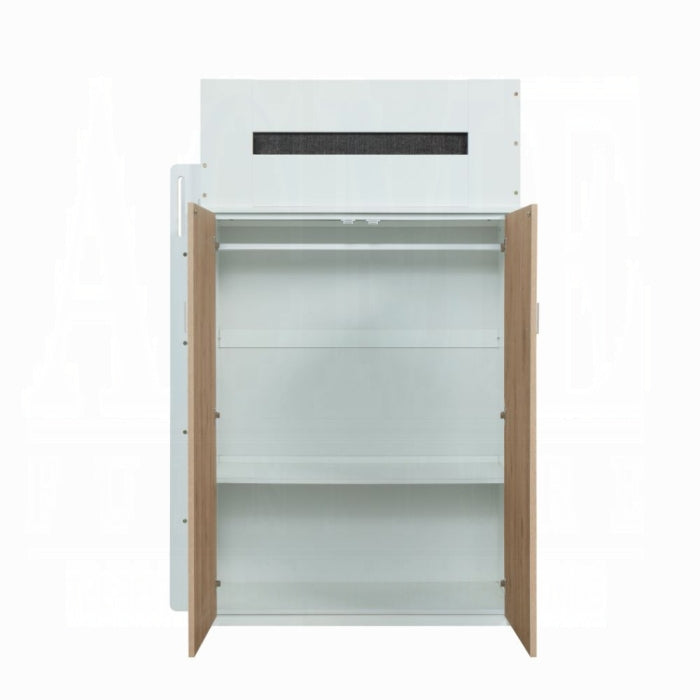 Nerice Twin Loft Bed W/Desk & Wardrobe