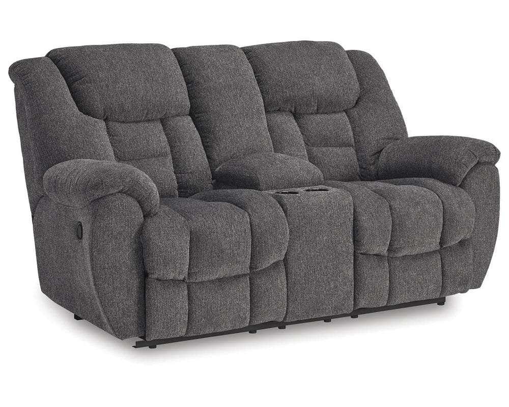 Loveseat reclinable Foreside con consola