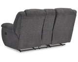Loveseat reclinable Foreside con consola