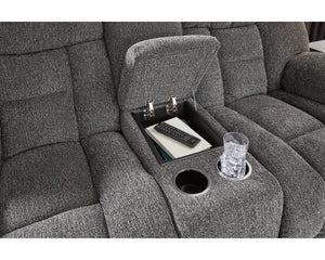 Loveseat reclinable Foreside con consola