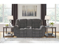 Loveseat reclinable Foreside con consola