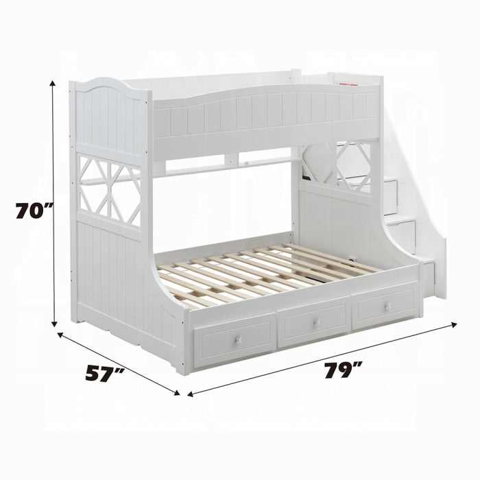 Meyer Twin/Full Bunk Bed W/Storage