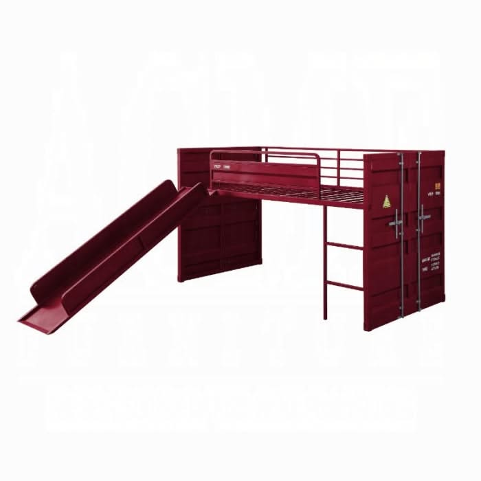 Cargo Twin Loft Bed W/Slide