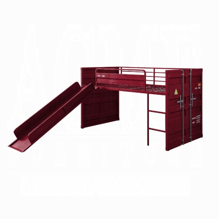 Cargo Twin Loft Bed W/Slide