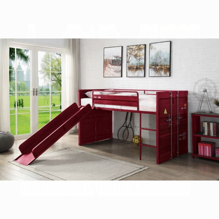 Cargo Twin Loft Bed W/Slide
