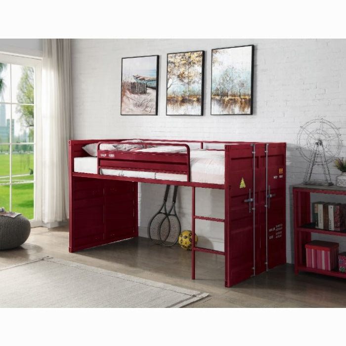 Cargo Twin Loft Bed W/Slide