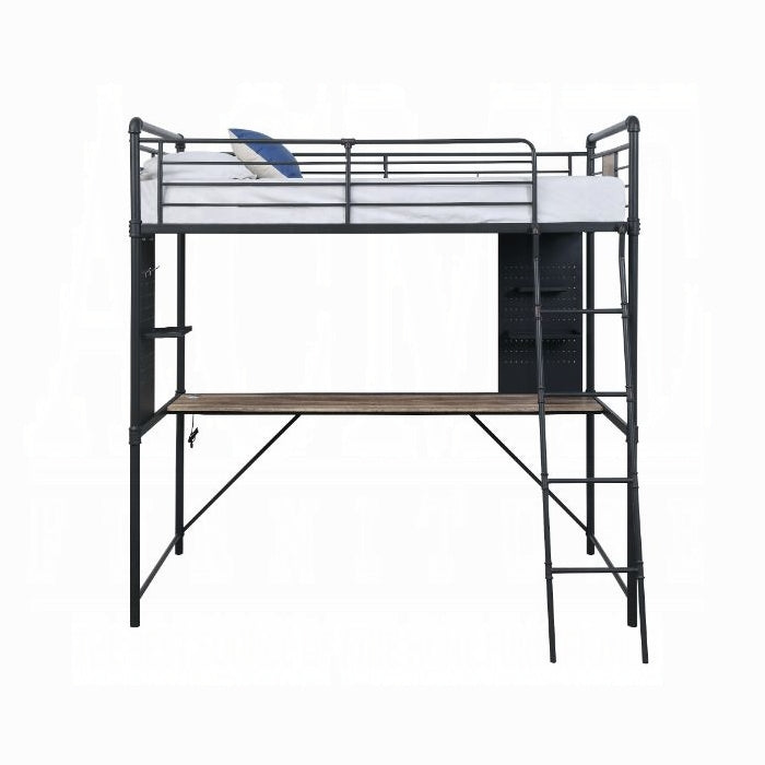 Cordelia Twin Loft Bed W/Desk