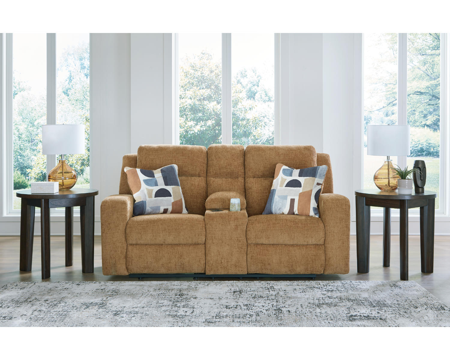 Kanlow Reclining Loveseat with Console