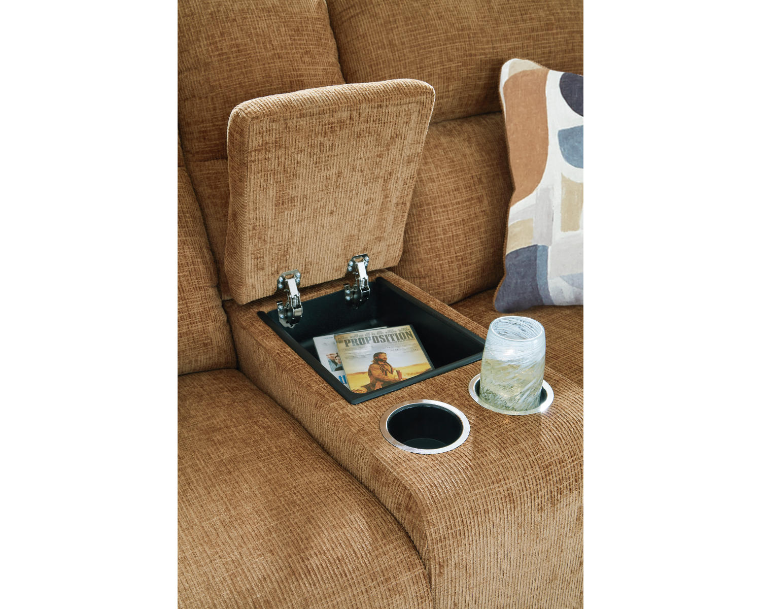 Kanlow Reclining Loveseat with Console