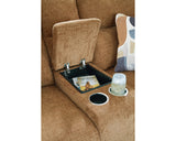 Loveseat reclinable Kanlow con consola