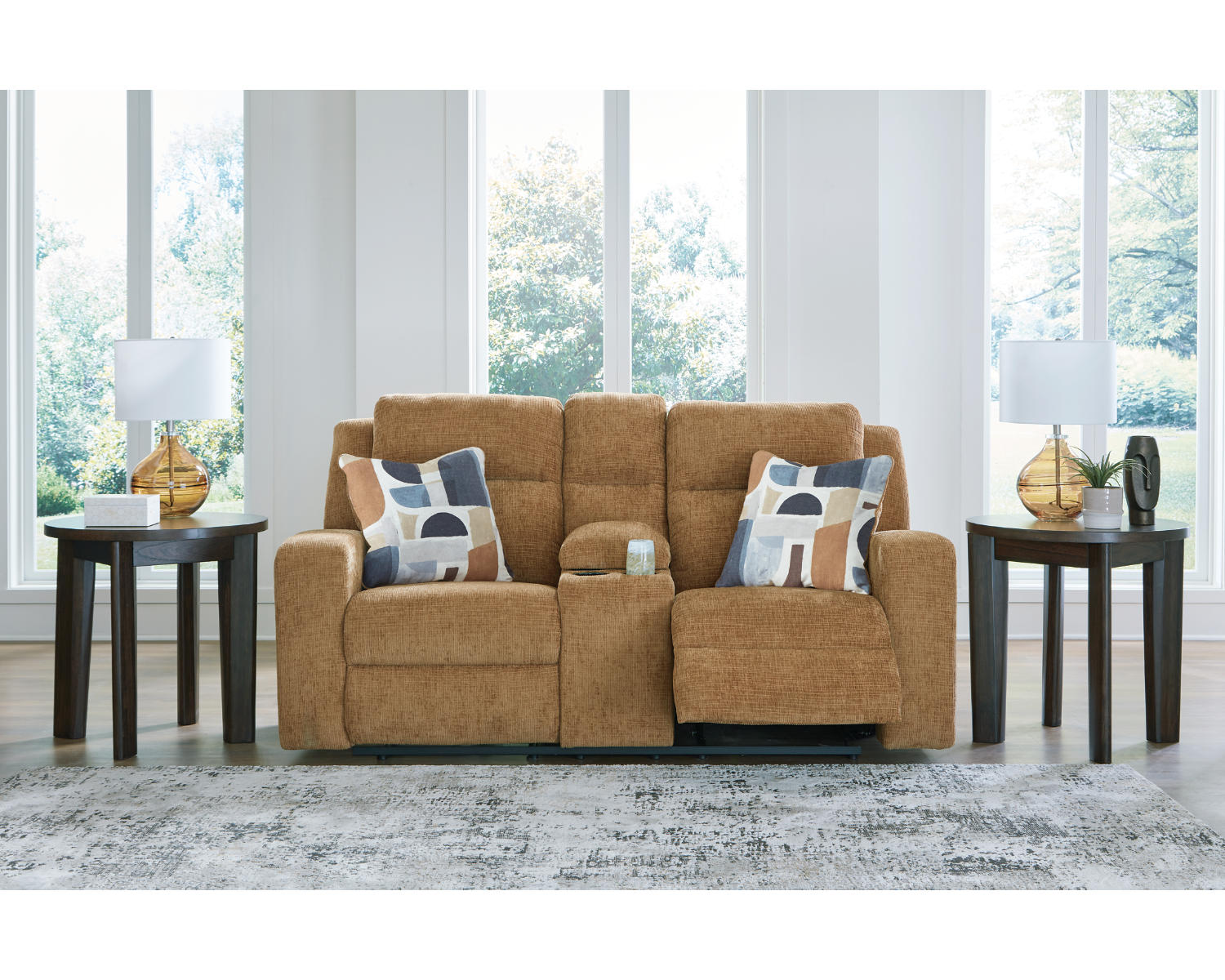 Kanlow Reclining Loveseat with Console