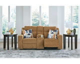 Loveseat reclinable Kanlow con consola
