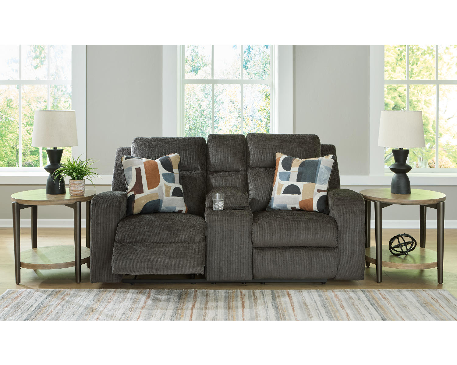Kanlow Reclining Loveseat with Console