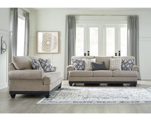 Elbiani Sofa, Loveseat, Oversized Chair and Ottoman