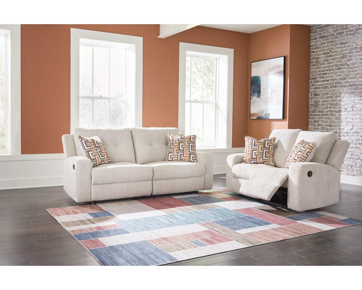 Sofá reclinable y loveseat Danum