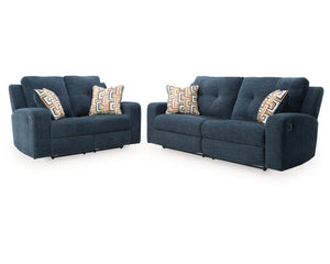 Sofá reclinable y loveseat Danum