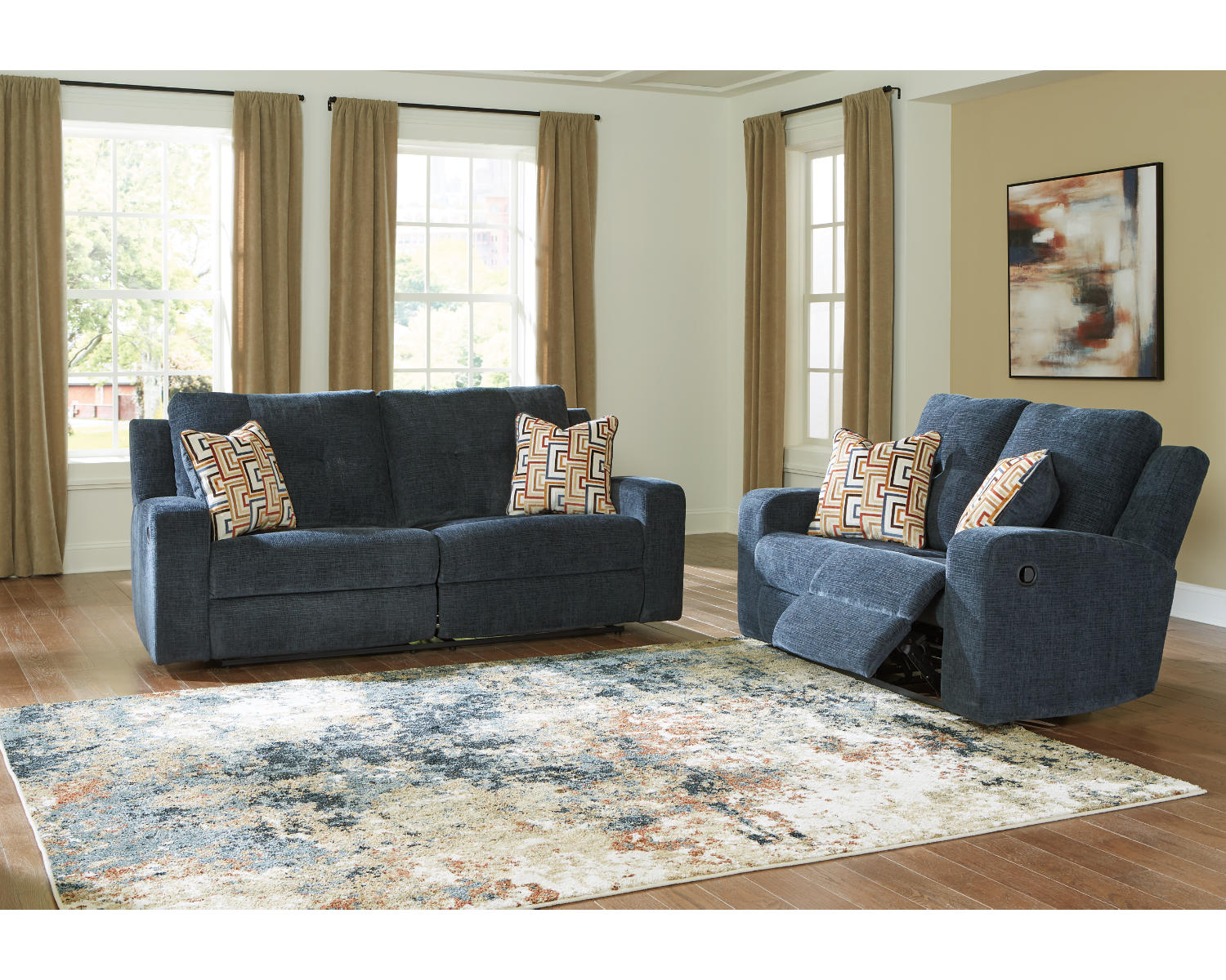 Danum Reclining Sofa and Loveseat