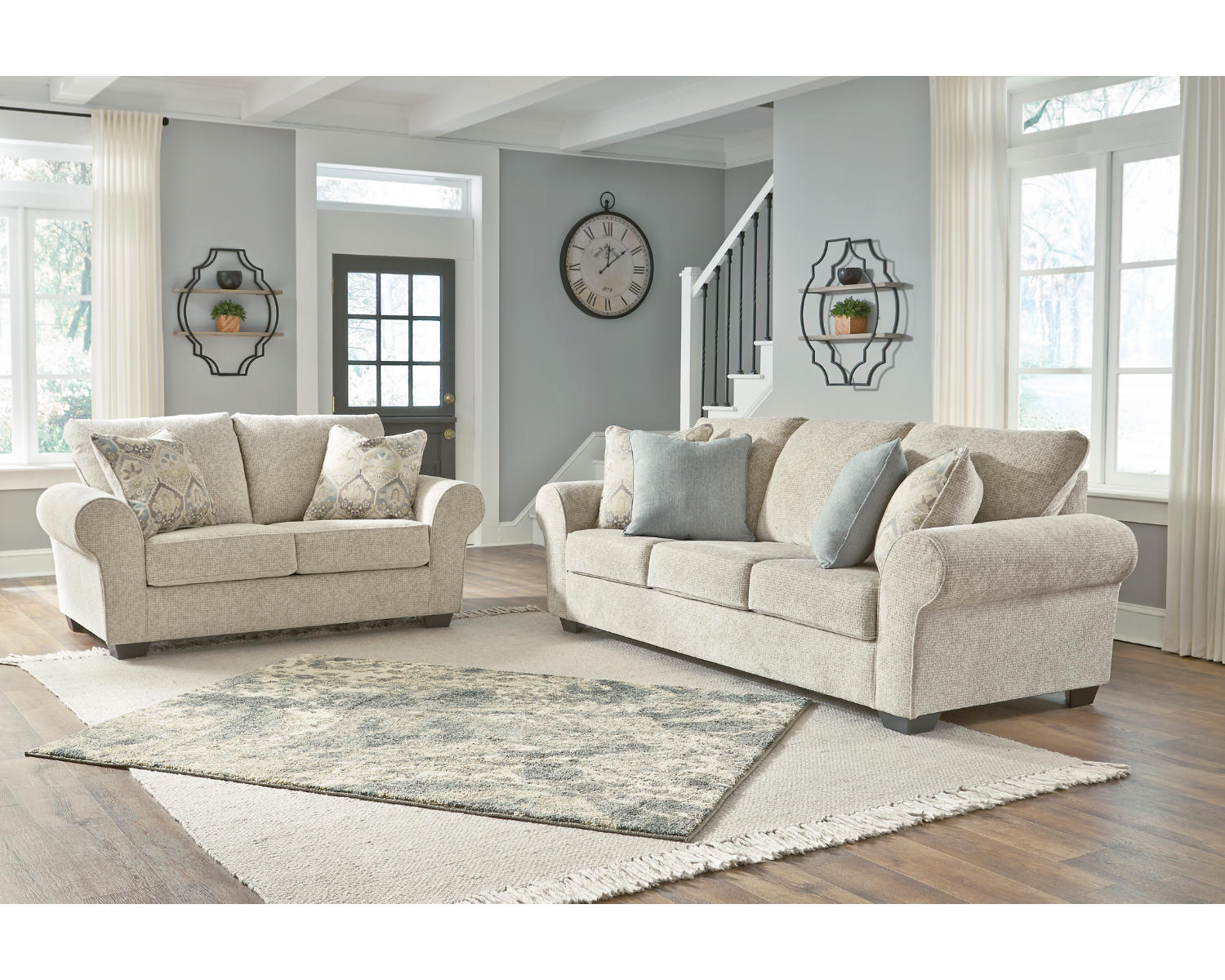 Haisley Sofa Sleeper and Loveseat
