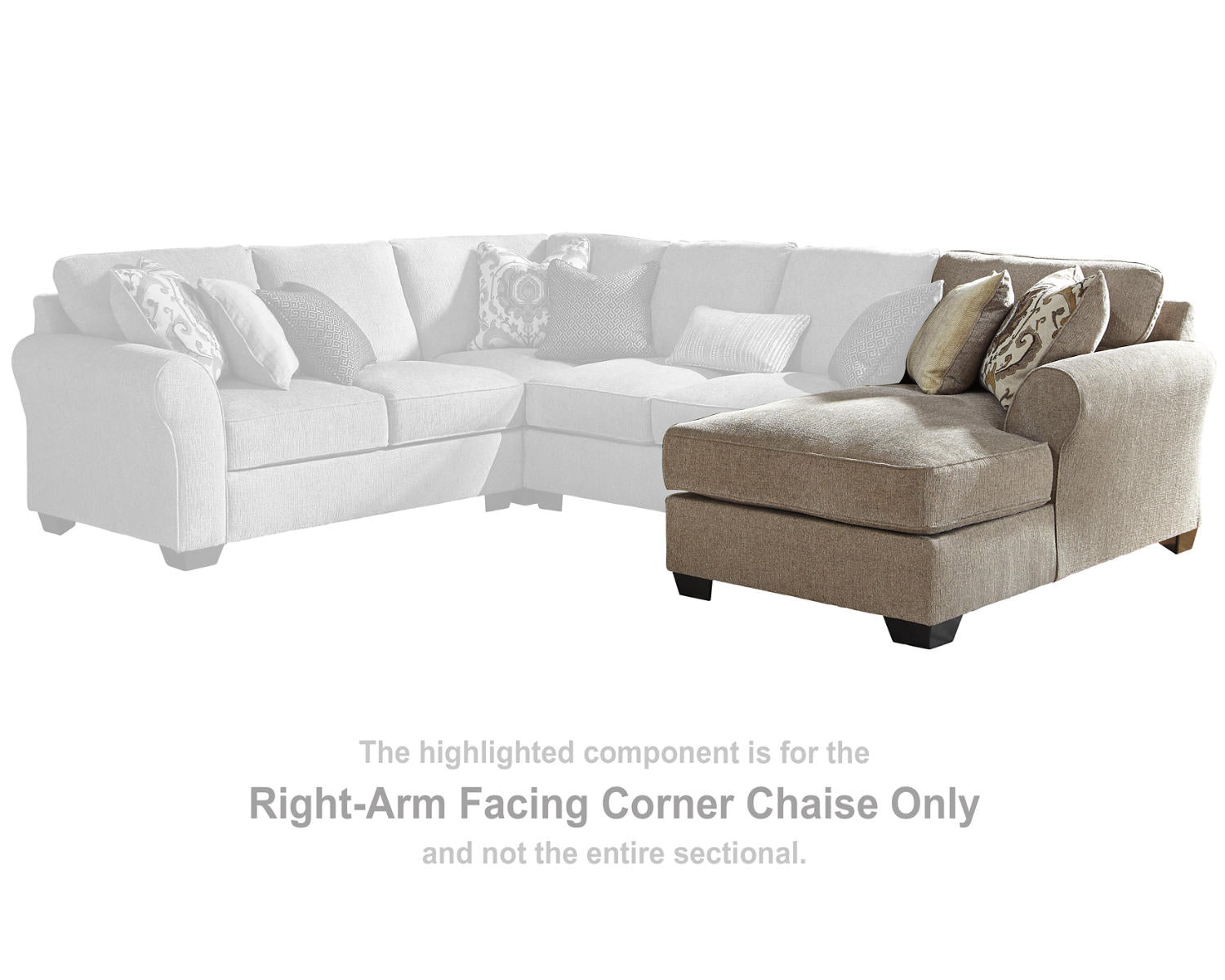 Pantomine Right-Arm Facing Corner Chaise