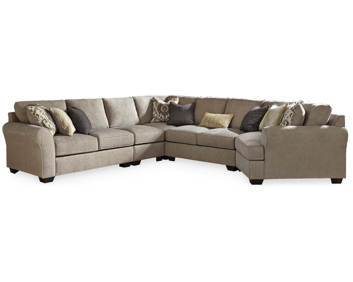 Pantomine 5-Piece Sectional with Cuddler
