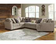 Pantomine 4-Piece Sectional with Cuddler