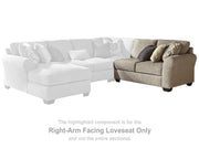 Pantomine Right-Arm Facing Loveseat