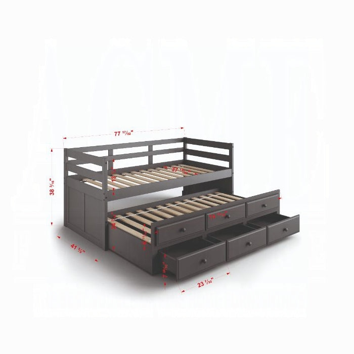 Darcie Daybed W/Trundle & Storage