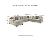 Ardsley 5-Piece Sectional with Chaise