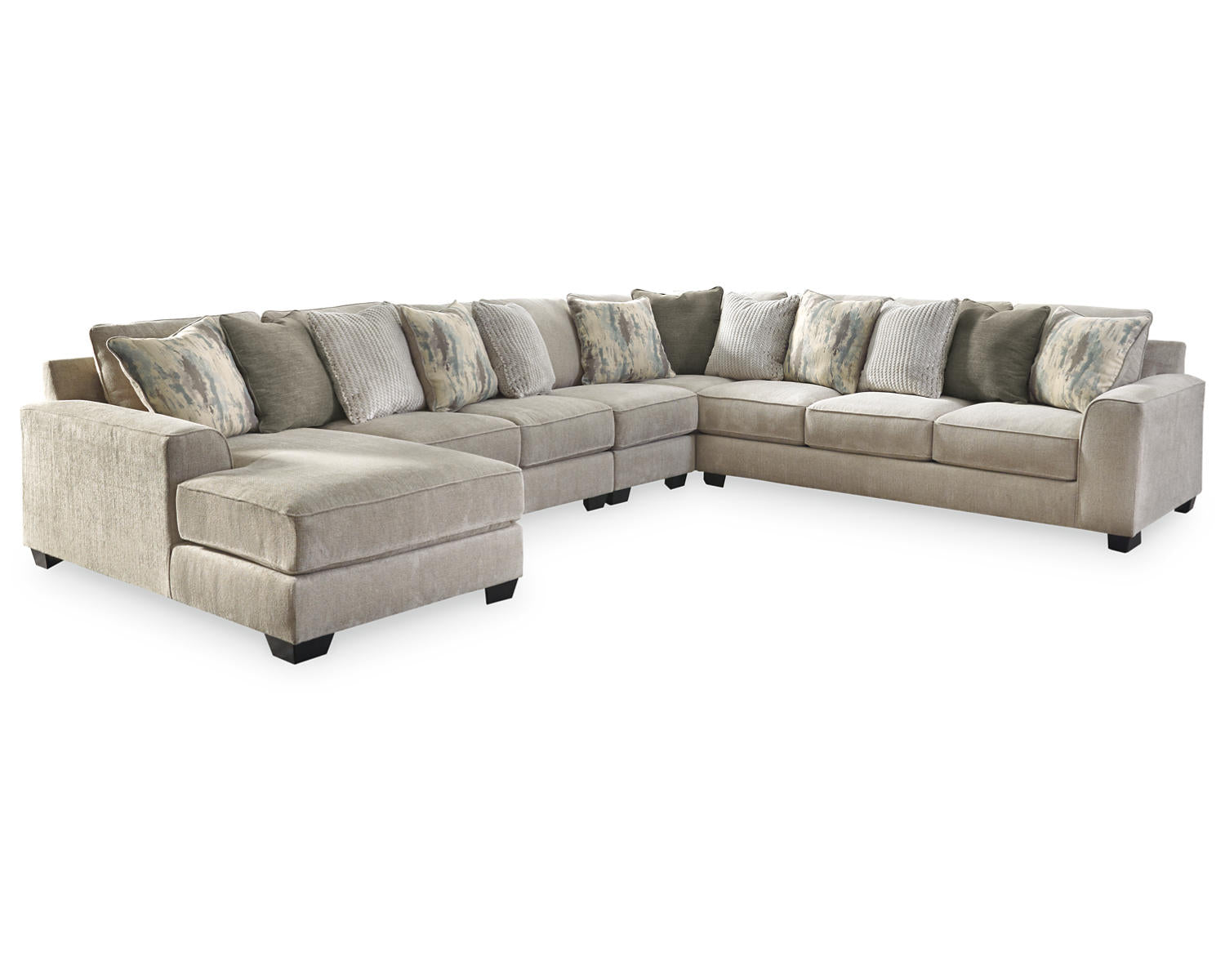 Ardsley 5-Piece Sectional with Ottoman