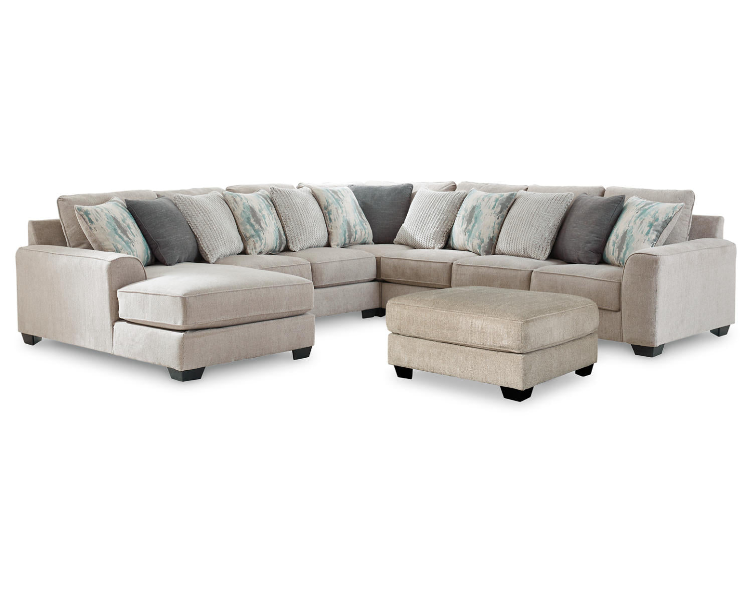 Ardsley 5-Piece Sectional and Ottoman