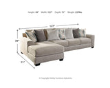 Seccional Ardsley de 2 piezas con chaise longue
