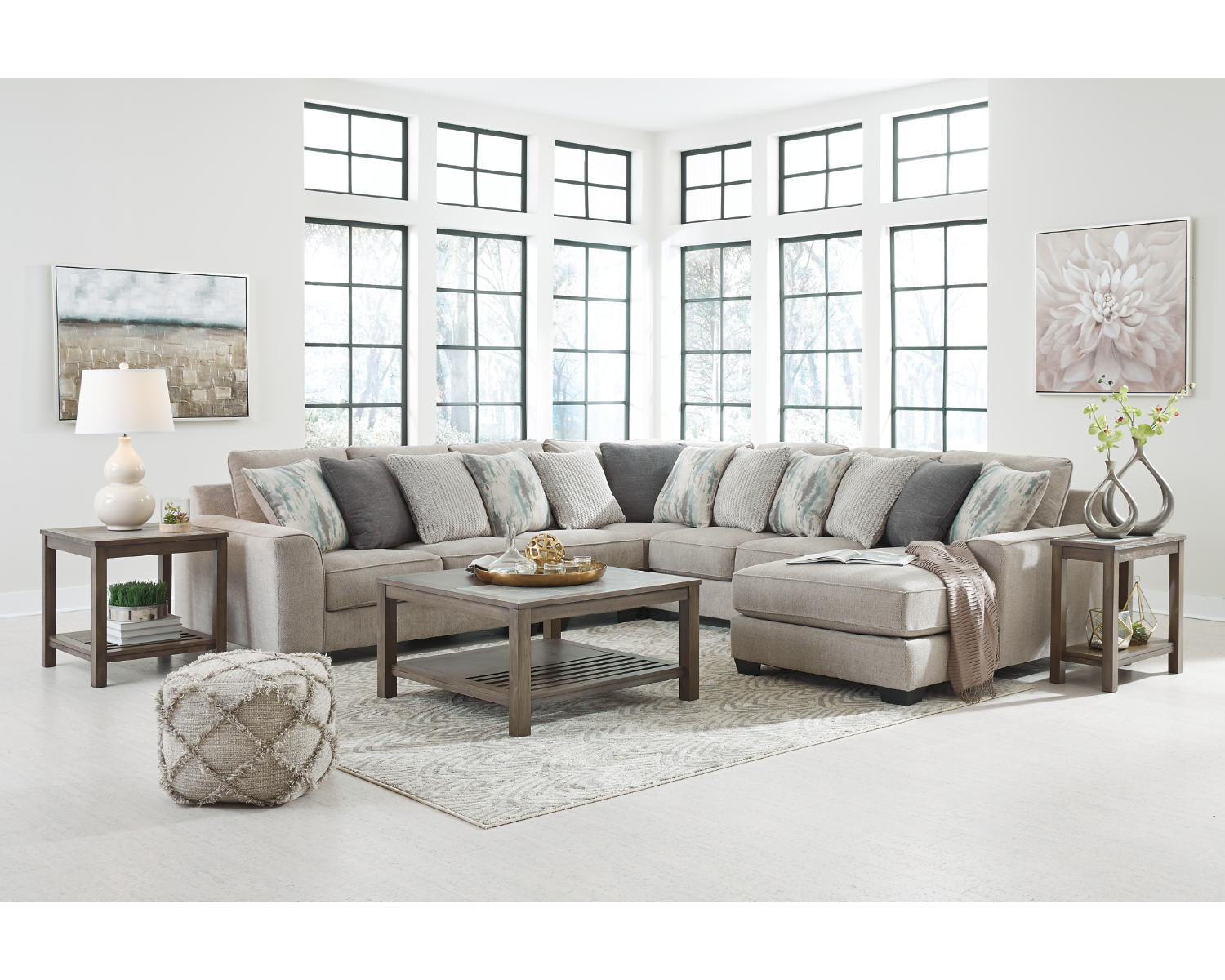 Ardsley 5-Piece Sectional with Chaise