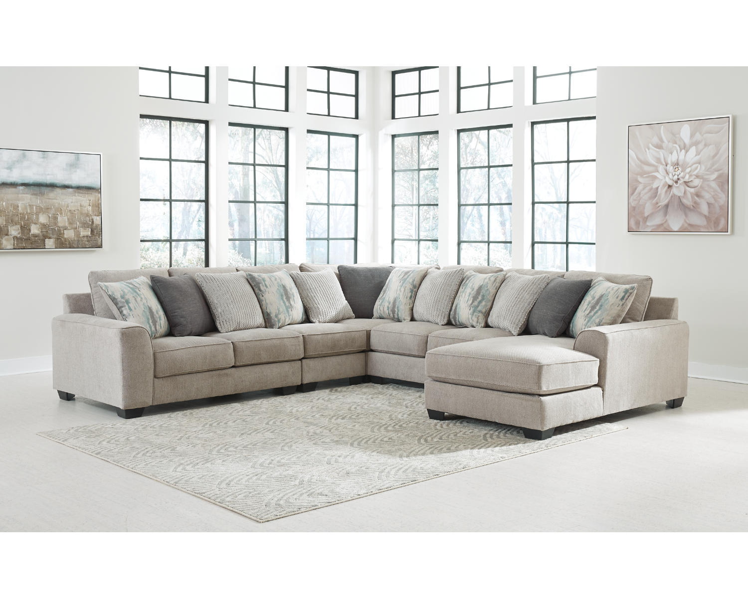 Ardsley 5-Piece Sectional with Chaise