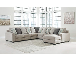 Seccional Ardsley de 5 piezas con chaise longue