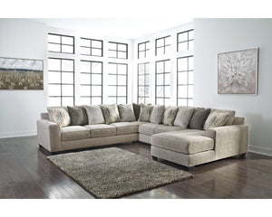 Seccional Ardsley de 4 piezas con chaise longue