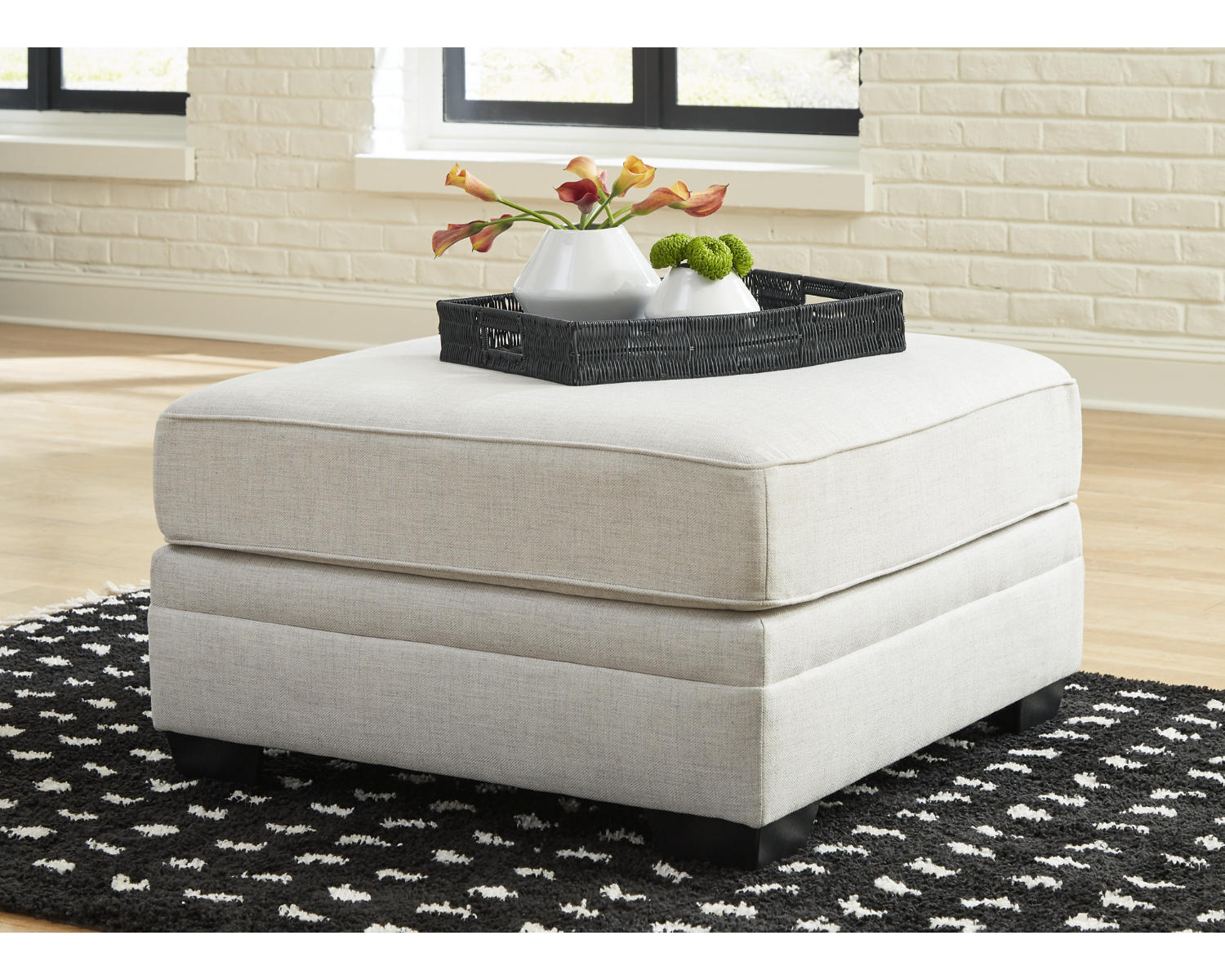 Huntsworth Oversized Accent Ottoman