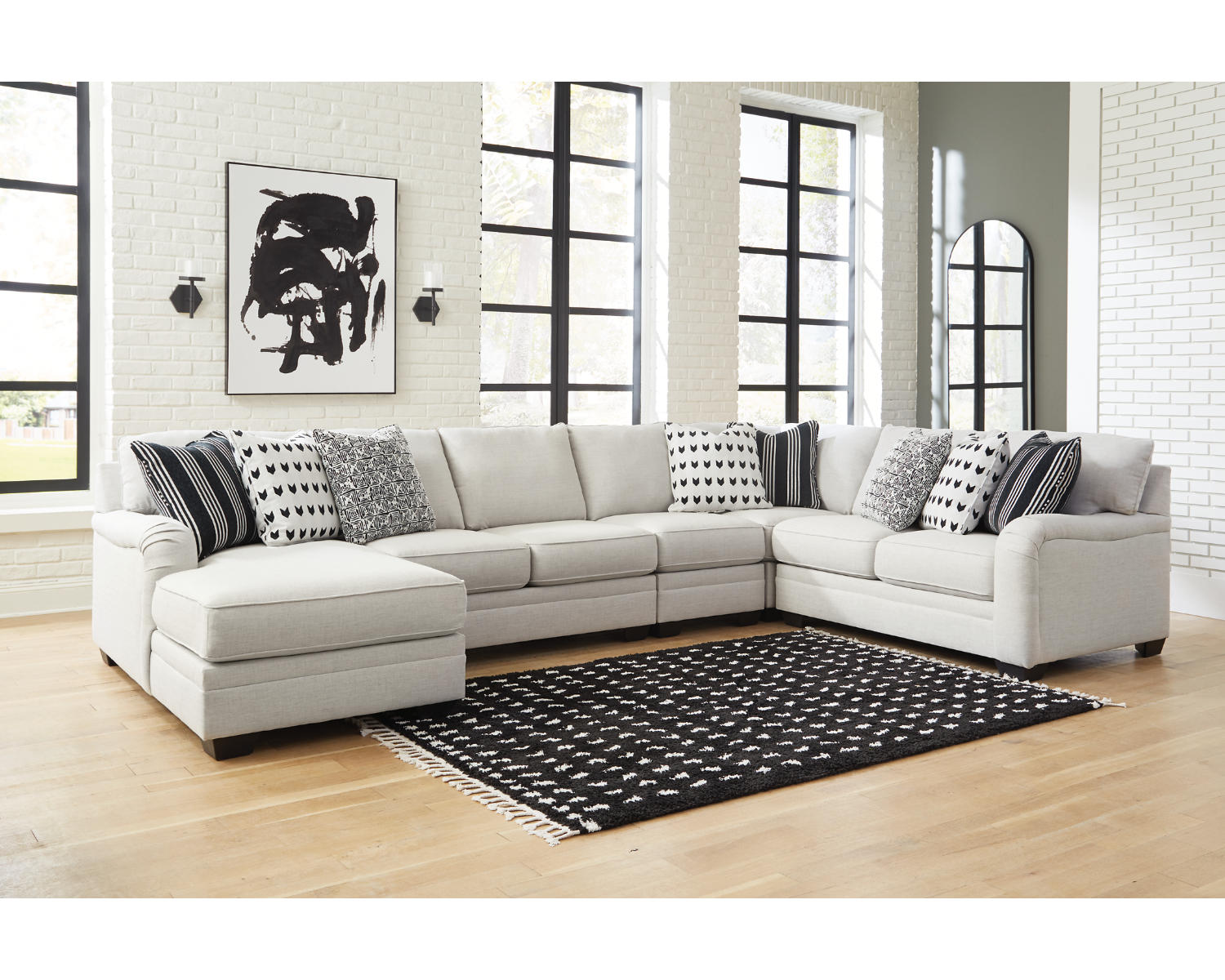 Huntsworth 5-Piece Sectional with Chaise