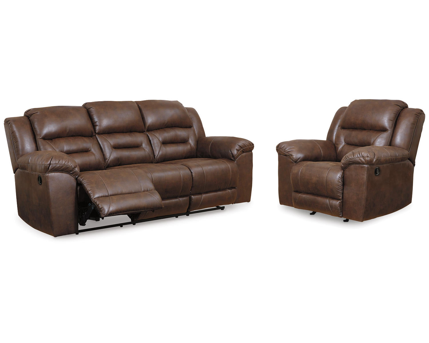Stoneland Reclining Sofa and Recliner