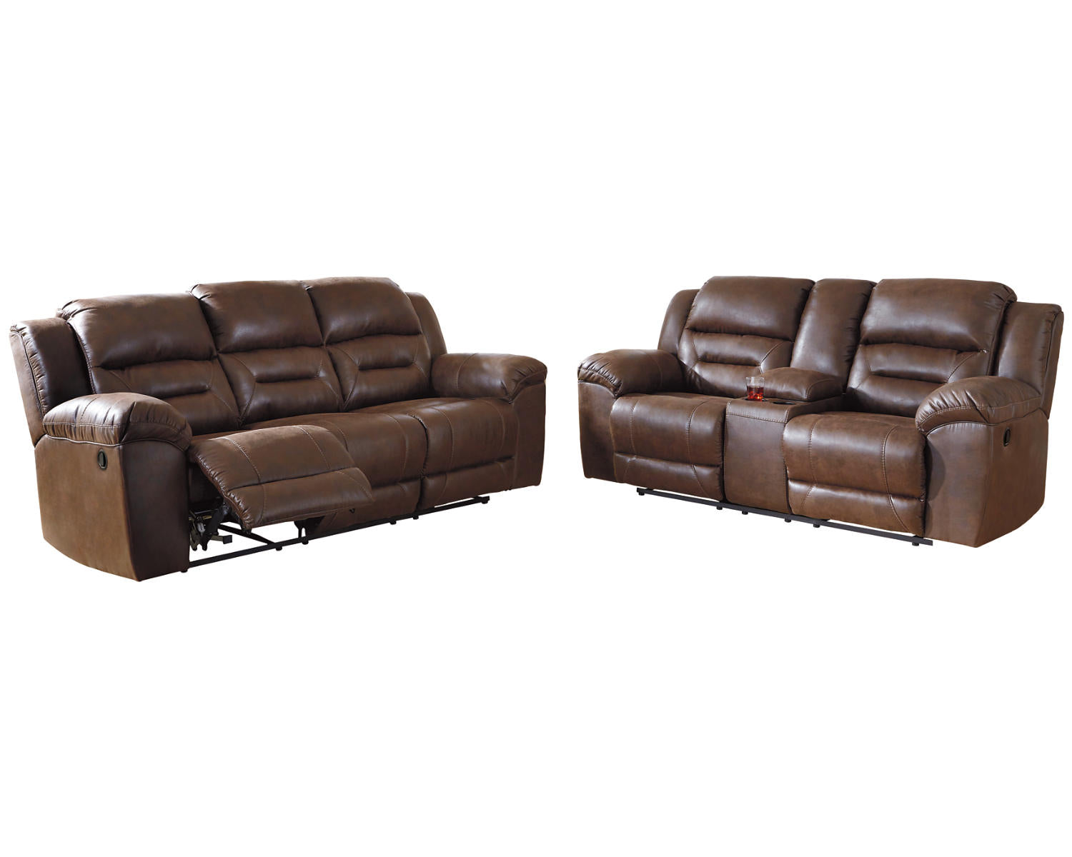 Stoneland Reclining Sofa and Loveseat