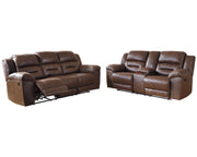 Stoneland Reclining Sofa and Loveseat