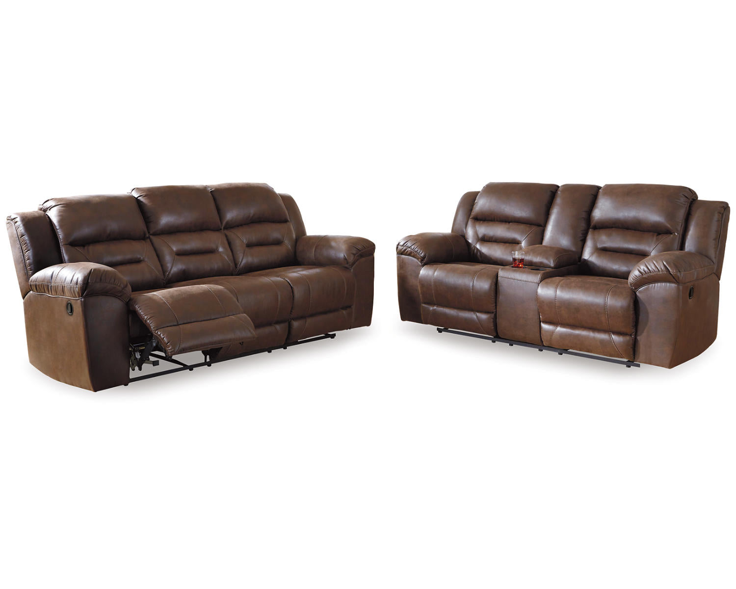 Stoneland Reclining Sofa and Loveseat