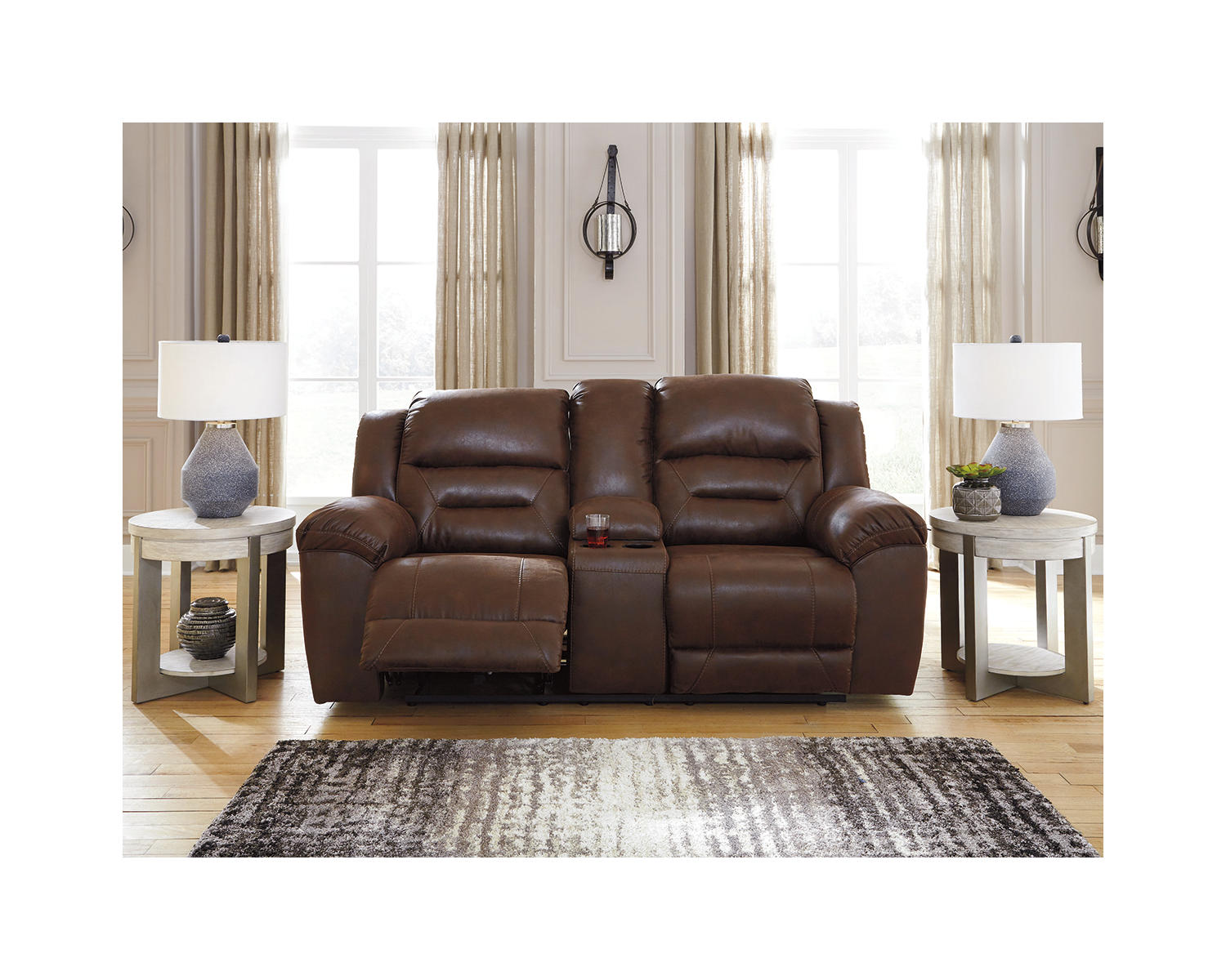 Stoneland Power Reclining Loveseat with Console