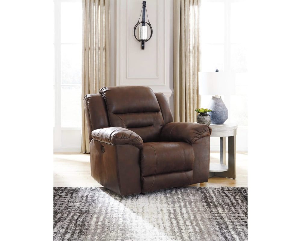 Sofá reclinable Stoneland y dos sillones reclinables eléctricos