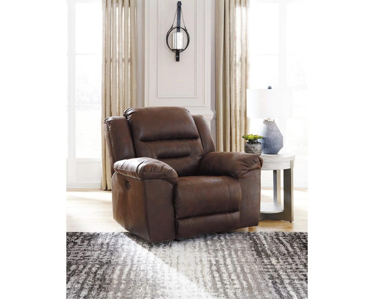 Sofá reclinable Stoneland y dos sillones reclinables eléctricos