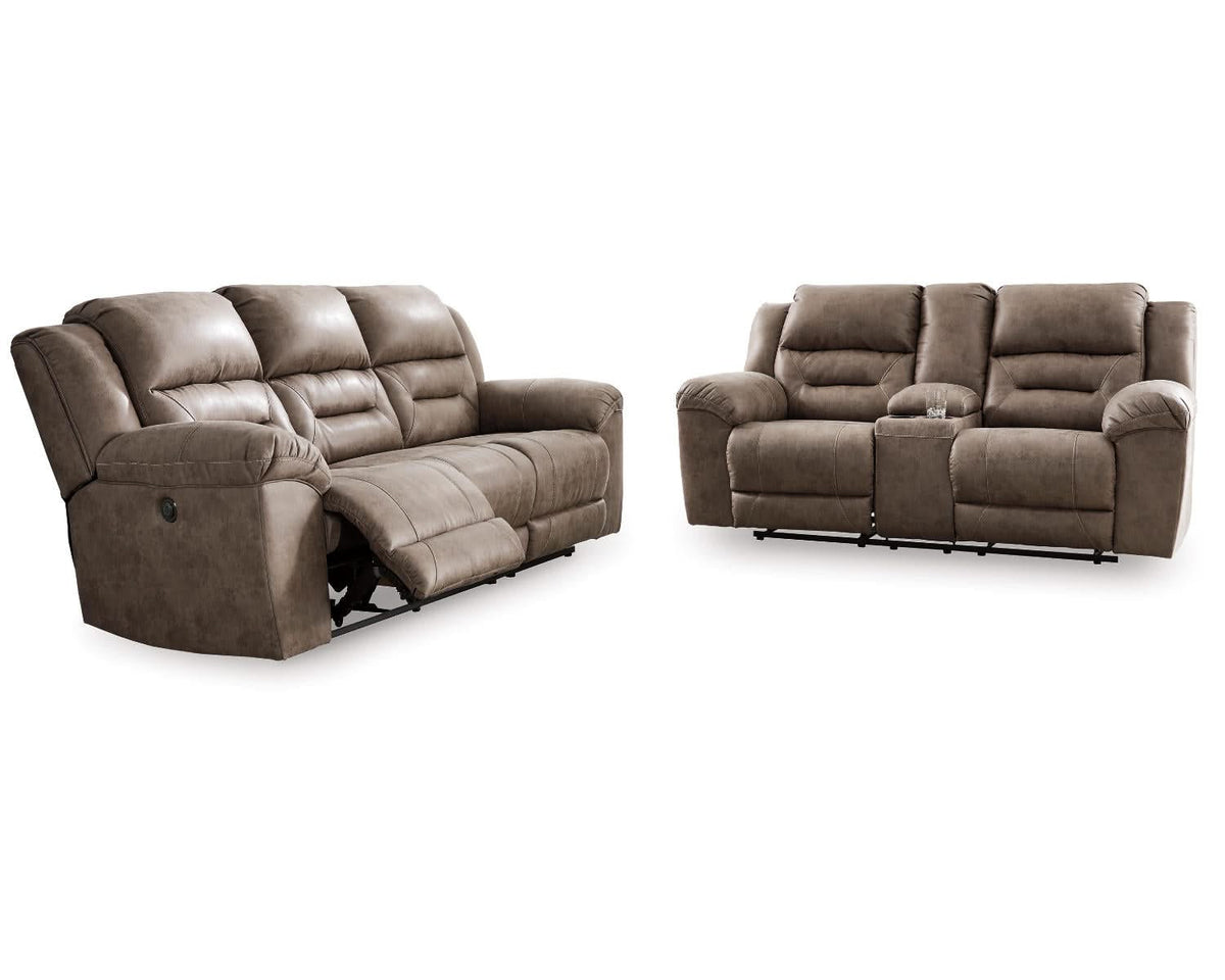 Sofá y loveseat reclinables eléctricos Stoneland