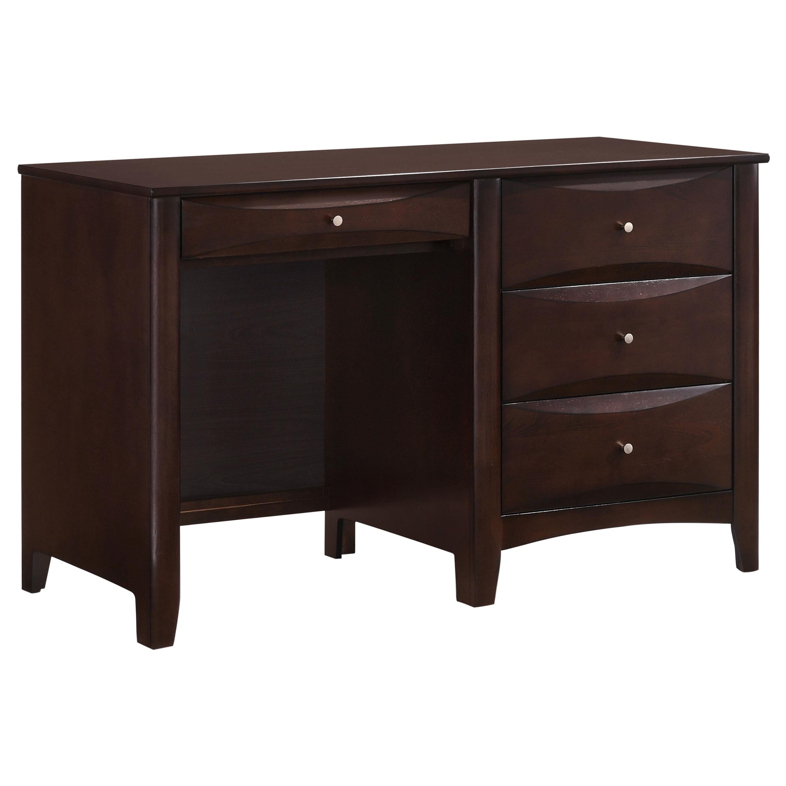 Phoenix 49-inch 3-drawer Office Computer Desk Cappuccino