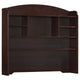 Phoenix Desk Hutch with Shelves Cappuccino