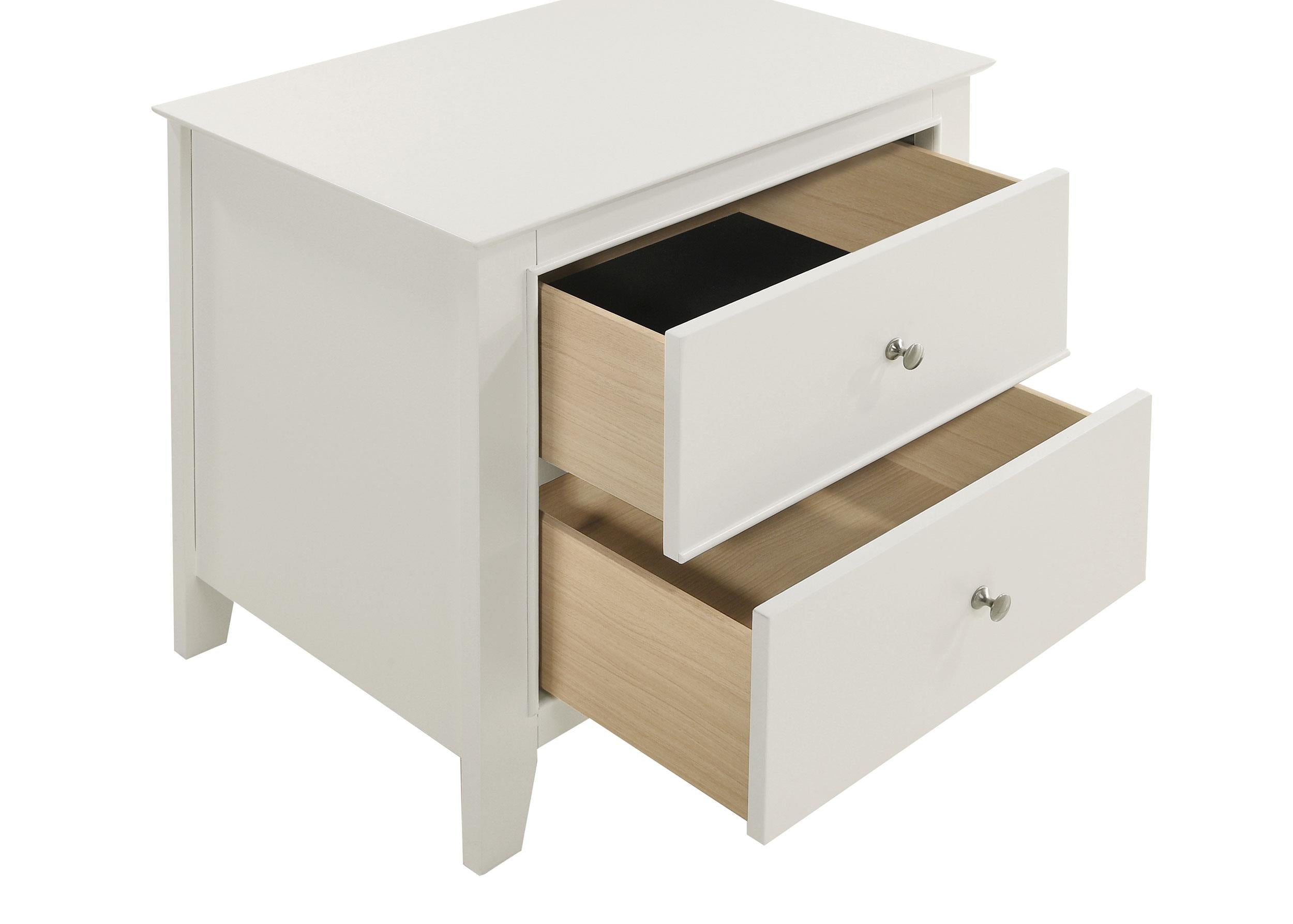Selena 2-drawer Youth Nightstand Cream White