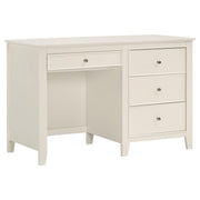 Selena 48-inch 3-drawer Office Computer Desk Cream White